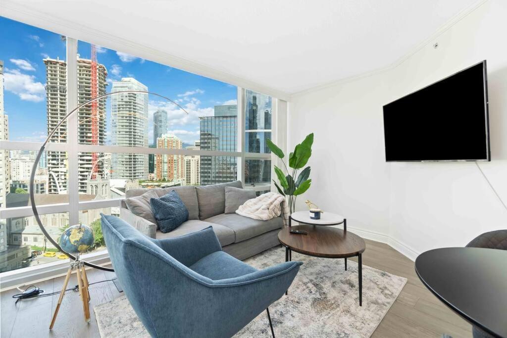 2Br Condo With Breathtaking View In Downtown! Free Parking - 6 Sleep Vancouver Buitenkant foto