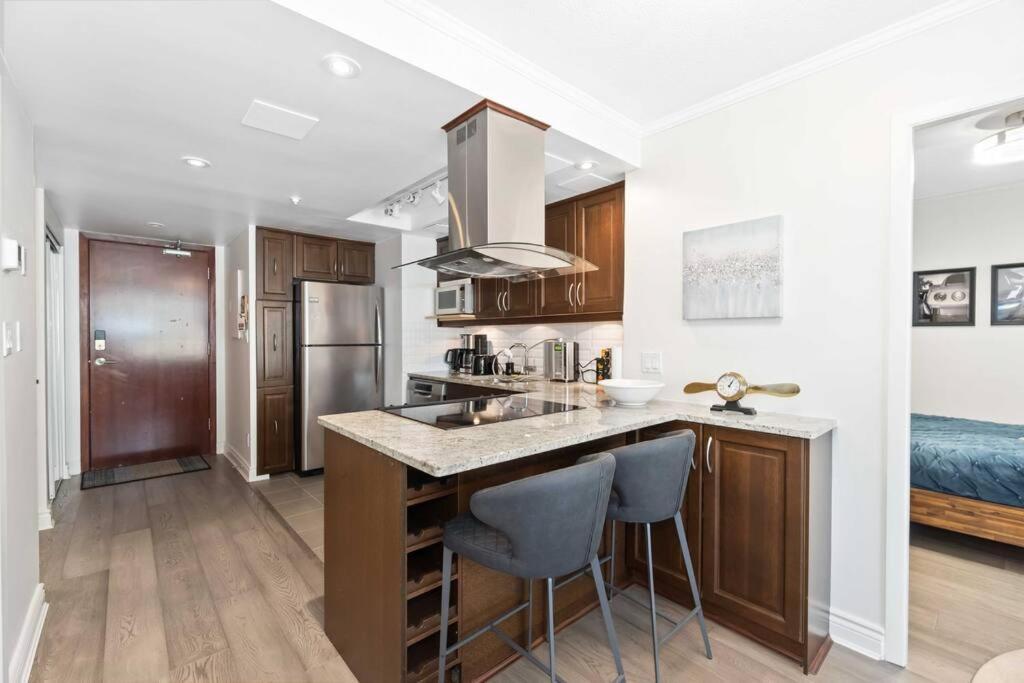 2Br Condo With Breathtaking View In Downtown! Free Parking - 6 Sleep Vancouver Buitenkant foto
